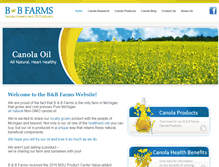 Tablet Screenshot of canolaoilproducts.com
